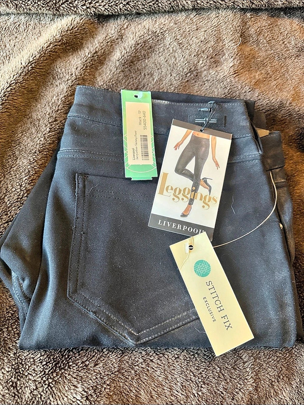 Liverpool Sienna Legging Black Leggings Size 12 NWT